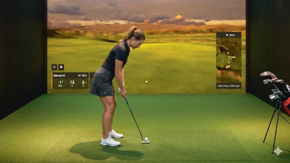 simulatorgolf på swinglab i kållered